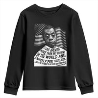 James Baldwin American Patriotic Youth Sweatshirt I Love America More Than Any Country American Flag - Wonder Print Shop
