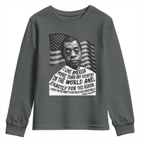 James Baldwin American Patriotic Youth Sweatshirt I Love America More Than Any Country American Flag - Wonder Print Shop