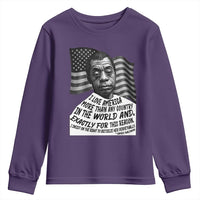James Baldwin American Patriotic Youth Sweatshirt I Love America More Than Any Country American Flag - Wonder Print Shop