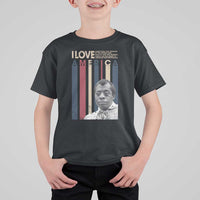 James Baldwin American Patriotic T Shirt For Kid I Love America More Than Any Country Retro - Wonder Print Shop