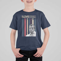 James Baldwin American Patriotic T Shirt For Kid I Love America More Than Any Country Retro - Wonder Print Shop