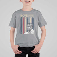 James Baldwin American Patriotic T Shirt For Kid I Love America More Than Any Country Retro - Wonder Print Shop