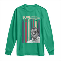 James Baldwin American Patriotic Long Sleeve Shirt I Love America More Than Any Country Retro - Wonder Print Shop