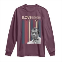 James Baldwin American Patriotic Long Sleeve Shirt I Love America More Than Any Country Retro - Wonder Print Shop