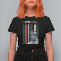 James Baldwin American Patriotic T Shirt For Women I Love America More Than Any Country Retro - Wonder Print Shop