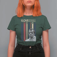 James Baldwin American Patriotic T Shirt For Women I Love America More Than Any Country Retro - Wonder Print Shop
