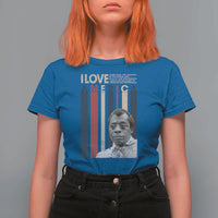James Baldwin American Patriotic T Shirt For Women I Love America More Than Any Country Retro - Wonder Print Shop