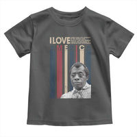 James Baldwin American Patriotic Toddler T Shirt I Love America More Than Any Country Retro - Wonder Print Shop
