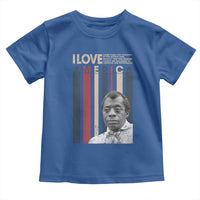 James Baldwin American Patriotic Toddler T Shirt I Love America More Than Any Country Retro - Wonder Print Shop