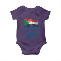 Freedom Is a Right Not a Request Baby Onesie Sudan Flag Human Rights Supporters - Wonder Print Shop