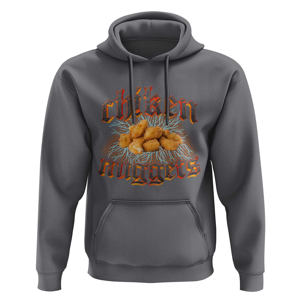 Chicken Nuggets Hoodie Heavy Metal World Tour Hardcore Music