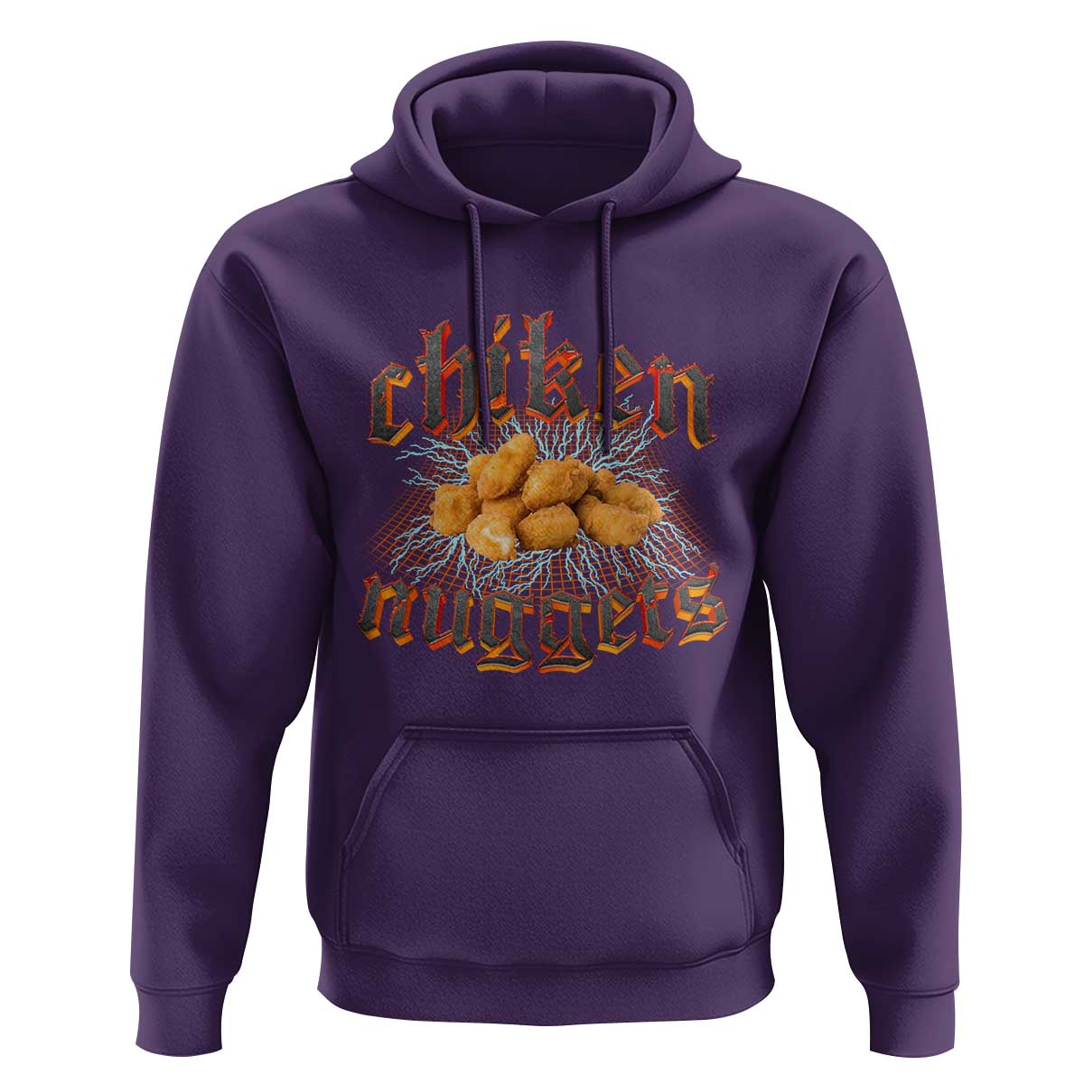 Chicken Nuggets Hoodie Heavy Metal World Tour Hardcore Music