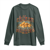 Chicken Nuggets Long Sleeve Shirt Heavy Metal World Tour Hardcore Music