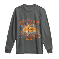 Chicken Nuggets Long Sleeve Shirt Heavy Metal World Tour Hardcore Music