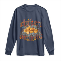 Chicken Nuggets Long Sleeve Shirt Heavy Metal World Tour Hardcore Music