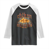 Chicken Nuggets Raglan Shirt Heavy Metal World Tour Hardcore Music