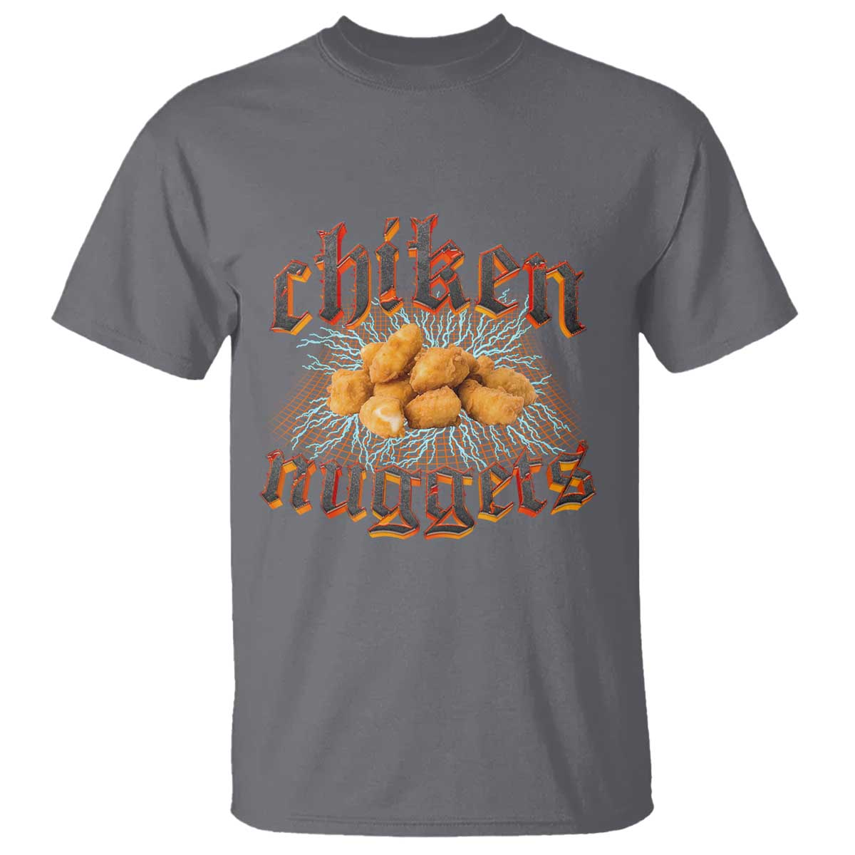 Chicken Nuggets T Shirt Heavy Metal World Tour Hardcore Music
