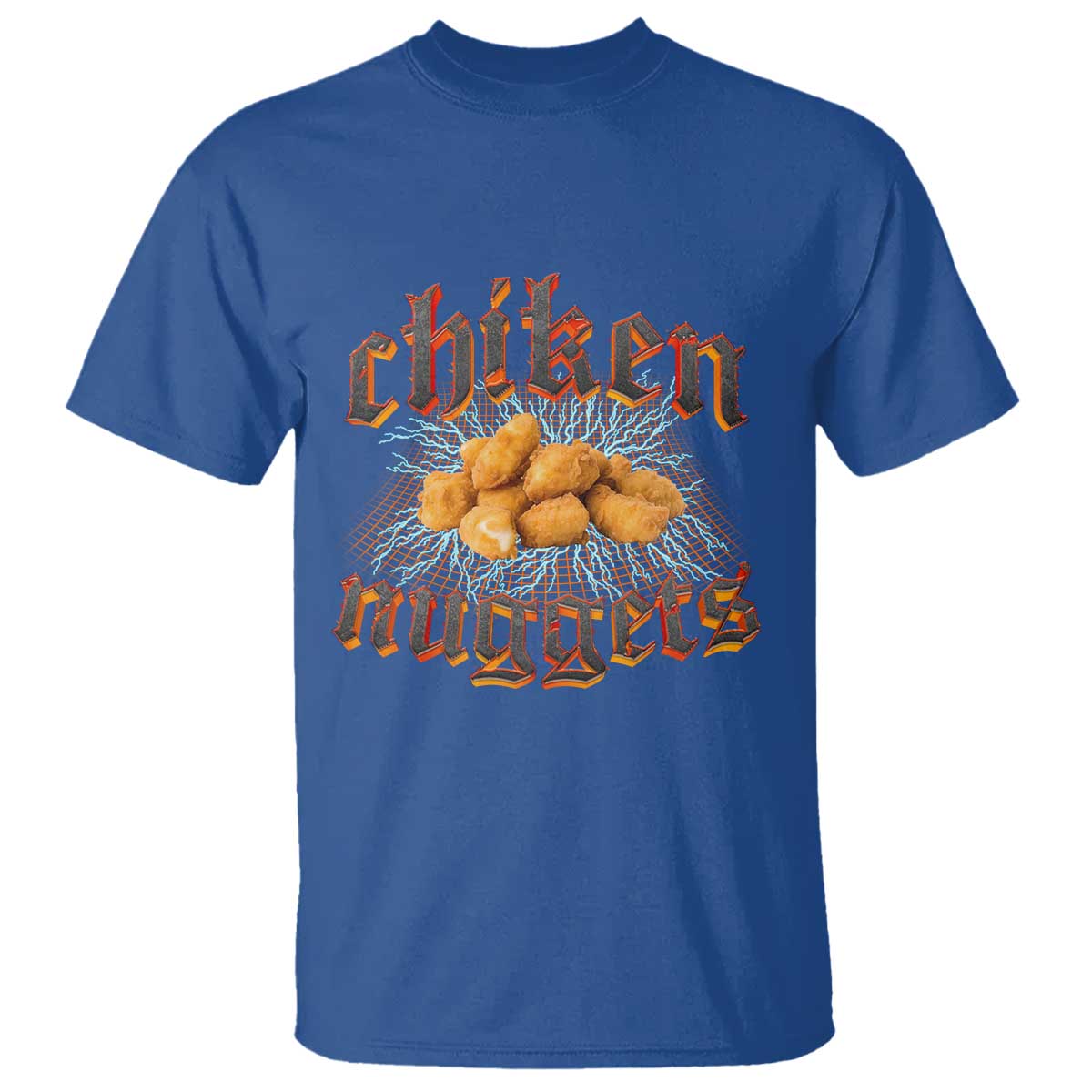 Chicken Nuggets T Shirt Heavy Metal World Tour Hardcore Music