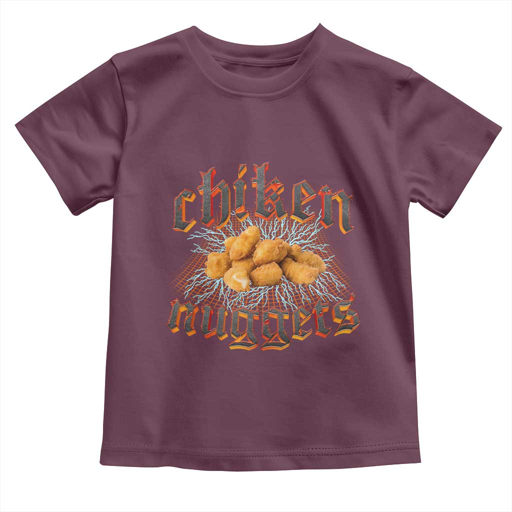 Chicken Nuggets Toddler T Shirt Heavy Metal World Tour Hardcore Music