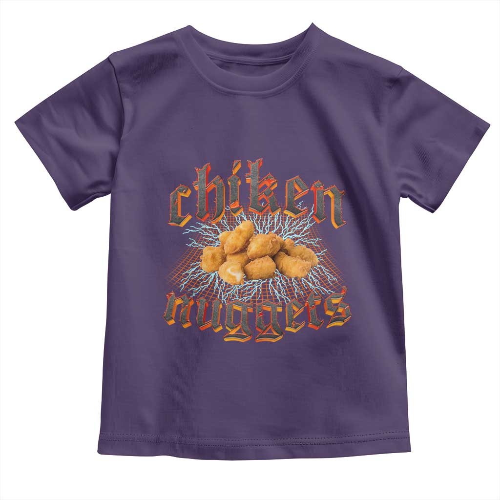 Chicken Nuggets Toddler T Shirt Heavy Metal World Tour Hardcore Music