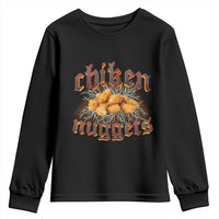 Chicken Nuggets Youth Sweatshirt Heavy Metal World Tour Hardcore Music