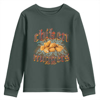 Chicken Nuggets Youth Sweatshirt Heavy Metal World Tour Hardcore Music