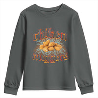 Chicken Nuggets Youth Sweatshirt Heavy Metal World Tour Hardcore Music