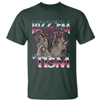 Funny Autism Raccoon Meme T Shirt Rizz Em With The Tism Autistic Raccoons - Wonder Print Shop