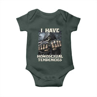 Skeleton Meme Baby Onesie I Have Homosexual Tendencies Funny Edgy Hard Cringe