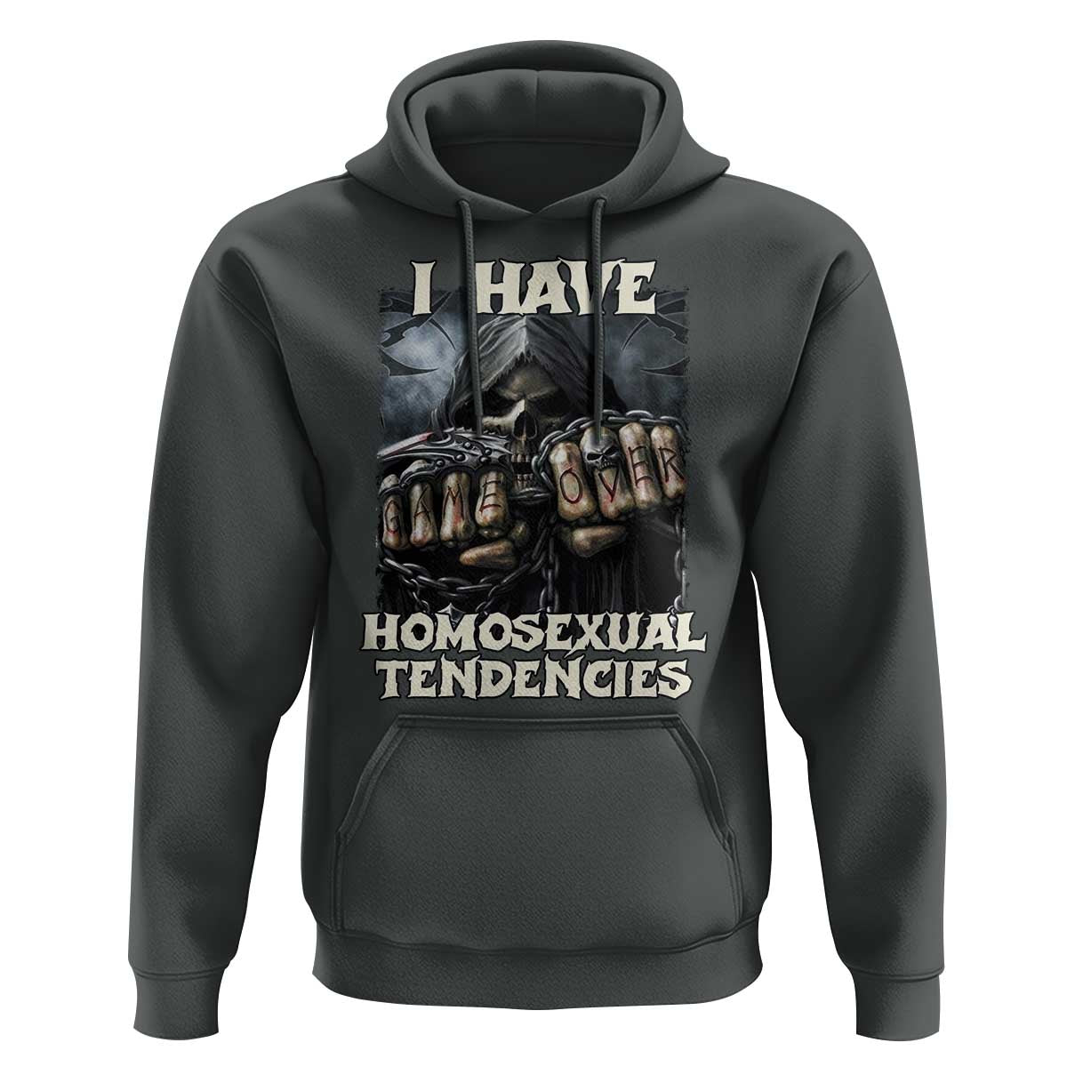 Skeleton Meme Hoodie I Have Homosexual Tendencies Funny Edgy Hard Cringe