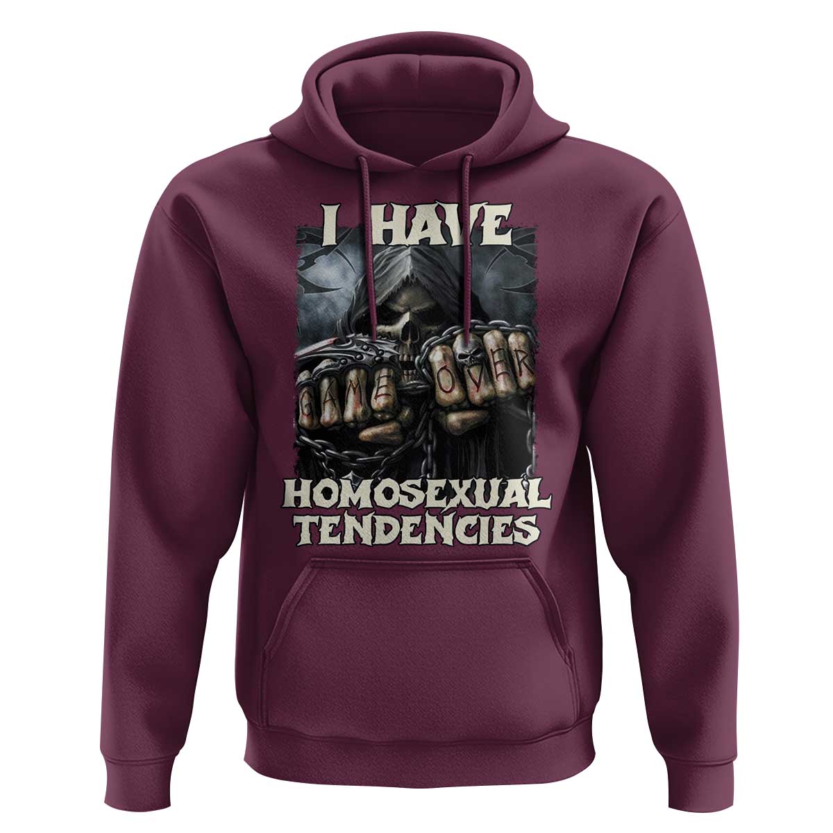 Skeleton Meme Hoodie I Have Homosexual Tendencies Funny Edgy Hard Cringe