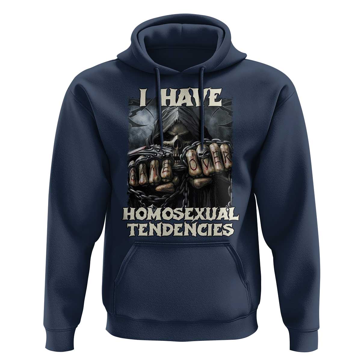 Skeleton Meme Hoodie I Have Homosexual Tendencies Funny Edgy Hard Cringe