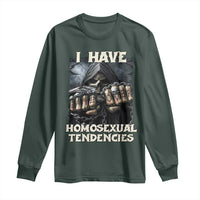 Skeleton Meme Long Sleeve Shirt I Have Homosexual Tendencies Funny Edgy Hard Cringe