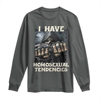 Skeleton Meme Long Sleeve Shirt I Have Homosexual Tendencies Funny Edgy Hard Cringe
