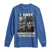 Skeleton Meme Long Sleeve Shirt I Have Homosexual Tendencies Funny Edgy Hard Cringe