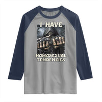 Skeleton Meme Raglan Shirt I Have Homosexual Tendencies Funny Edgy Hard Cringe
