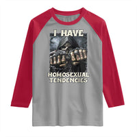 Skeleton Meme Raglan Shirt I Have Homosexual Tendencies Funny Edgy Hard Cringe