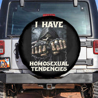 Skeleton Meme Spare Tire Cover I Have Homosexual Tendencies Funny Edgy Hard Cringe