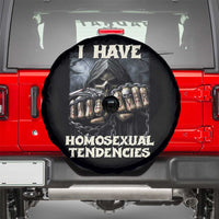 Skeleton Meme Spare Tire Cover I Have Homosexual Tendencies Funny Edgy Hard Cringe