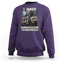 Skeleton Meme Sweatshirt I Have Homosexual Tendencies Funny Edgy Hard Cringe - Wonder Print Shop