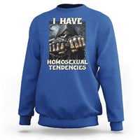 Skeleton Meme Sweatshirt I Have Homosexual Tendencies Funny Edgy Hard Cringe - Wonder Print Shop