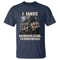 Skeleton Meme T Shirt I Have Homosexual Tendencies Funny Edgy Hard Cringe - Wonder Print Shop