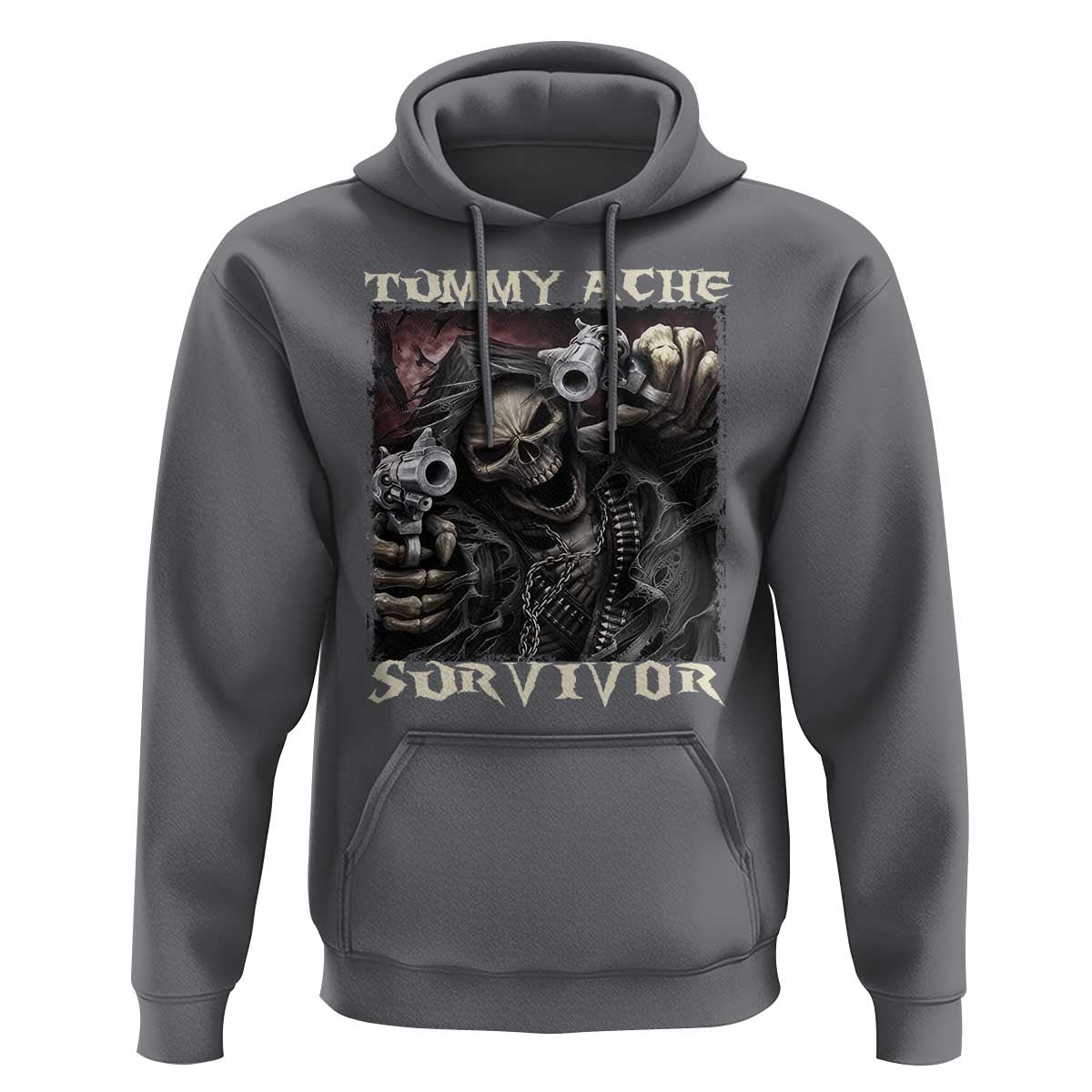 Skeleton Meme Hoodie Tummy Ache Survivor Funny Cool Edgy Hard Cringe TS02
