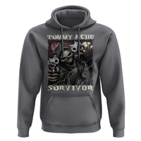 Skeleton Meme Hoodie Tummy Ache Survivor Funny Cool Edgy Hard Cringe TS02