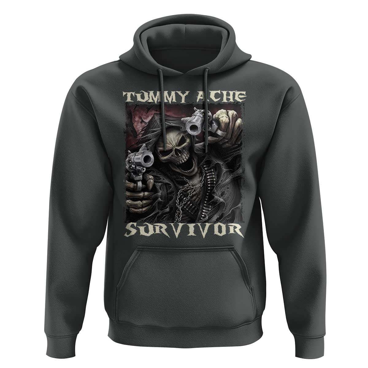 Skeleton Meme Hoodie Tummy Ache Survivor Funny Cool Edgy Hard Cringe TS02