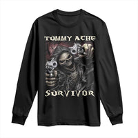 Skeleton Meme Long Sleeve Shirt Tummy Ache Survivor Funny Cool Edgy Hard Cringe TS02