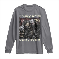Skeleton Meme Long Sleeve Shirt Tummy Ache Survivor Funny Cool Edgy Hard Cringe TS02