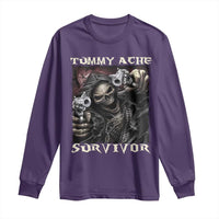 Skeleton Meme Long Sleeve Shirt Tummy Ache Survivor Funny Cool Edgy Hard Cringe TS02