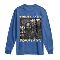 Skeleton Meme Long Sleeve Shirt Tummy Ache Survivor Funny Cool Edgy Hard Cringe TS02