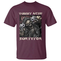 Skeleton Meme T Shirt Tummy Ache Survivor Funny Cool Edgy Hard Cringe TS02